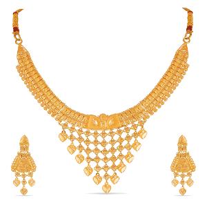 Buy 22 Karat Gold Necklace Set