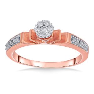 Buy 14 Karat Gold & Diamond Ring