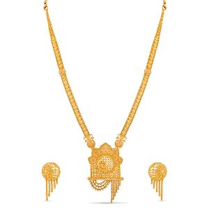 Buy 22 Karat Gold Necklace Set
