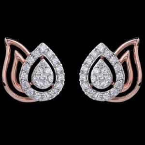 Buy 18 Karat Gold & Diamond Earrings