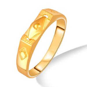 Buy 22 Karat Architectural Accent Gold Ring