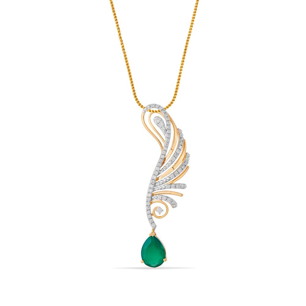 Buy 18 Karat Gold & Diamond Pendant