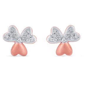 Buy 14 Karat Gold & Diamond Earrings