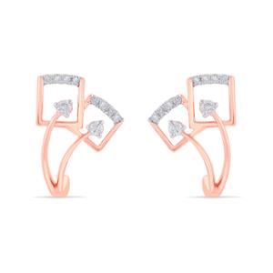 Buy 14 Karat Gold & Diamond Earrings