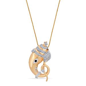 Buy 18 Karat Gold & Diamond Pendant