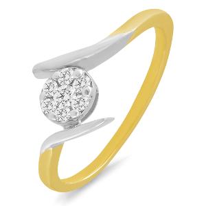 Buy 14 Karat Gold & Diamond Ring
