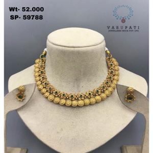 Buy 22 Karat Gold Necklace Set