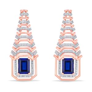 Buy 14 Karat Gold & Diamond Earrings