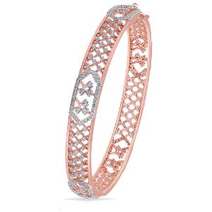 Buy 14 Karat Gold & Diamond Bangle