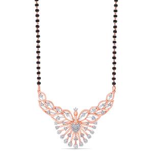 Buy 14 Karat Gold & Diamond Mangalsutra