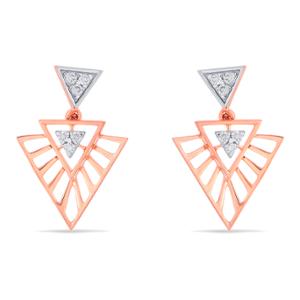 Buy 14 Karat Gold & Diamond Earrings