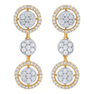 Buy 18 Karat Gold & Diamond Earrings