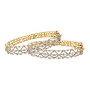 Buy 14 Karat Gold & Diamond Bracelet