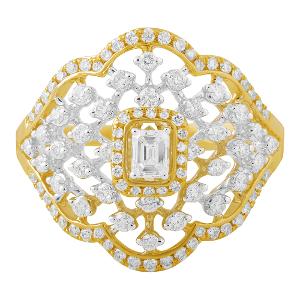 Buy 14 Karat Gold & Diamond Ring