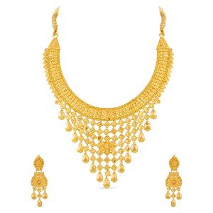 Buy 22 Karat Gold Necklace Set
