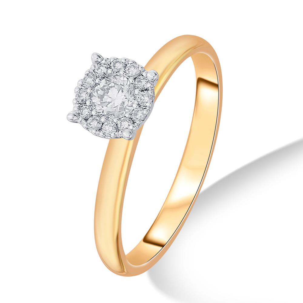 Buy Shimmering Halo Diamond Ring