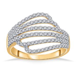 Buy 18 Karat Gold & Diamond Ring