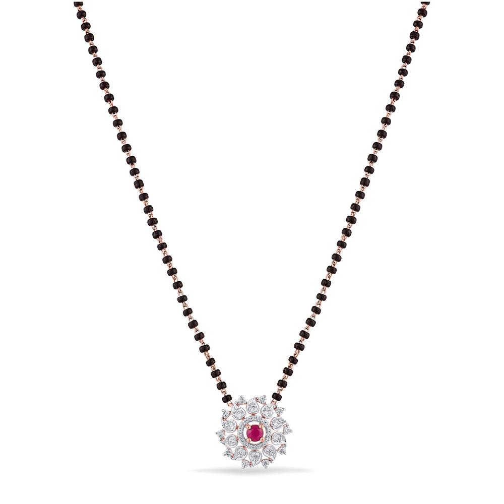 Buy 18 Karat Gold & Diamond Mangalsutra