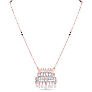 Buy 14 Karat Gold & Diamond Mangalsutra