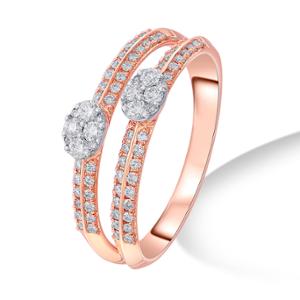 Buy 14 Karat Gold & Diamond Ring