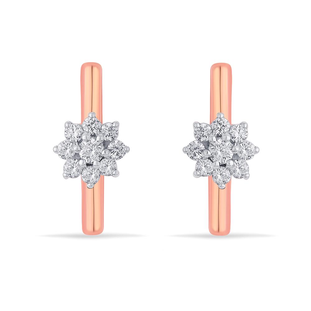 Buy 18 Karat Gold & Diamond Earrings