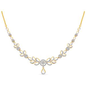 Buy 18 Karat Gold & Diamond Necklace