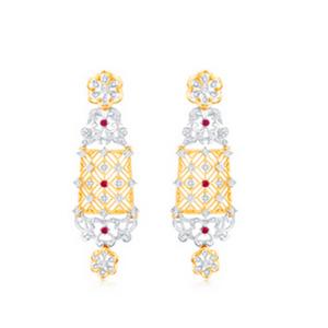 Buy 18 Karat Gold & Diamond Necklace Set