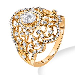Buy 14 Karat Gold & Diamond Ring