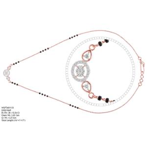 Buy 18 Karat Gold & Diamond Mangalsutra