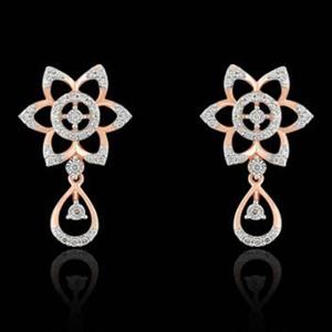 Buy 18 Karat Gold & Diamond Earrings
