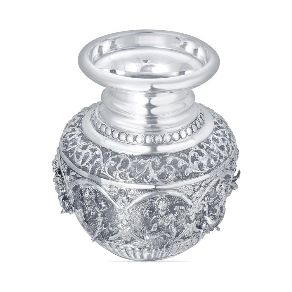 Buy 925 Purity Silver Ashthalaxmi Kalash