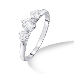 Buy 14 Karat Gold & Diamond Ring