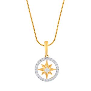 Buy 18 Karat Gold & Diamond Pendant