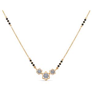 Buy 18 Karat Gold & Diamond Mangalsutra