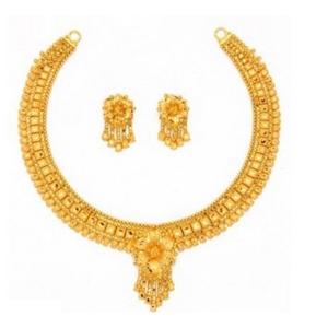 Buy 22 Karat Gold Necklace Set