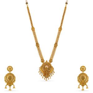 Buy 22 Karat Gold Necklace Set