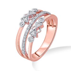 Buy 14 Karat Gold & Diamond Ring