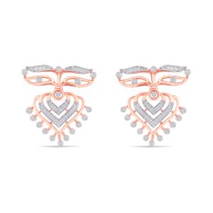 Buy 14 Karat Gold & Diamond  Earrings