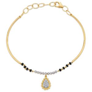 Buy 14 Karat Gold & Diamond Mangalsutra