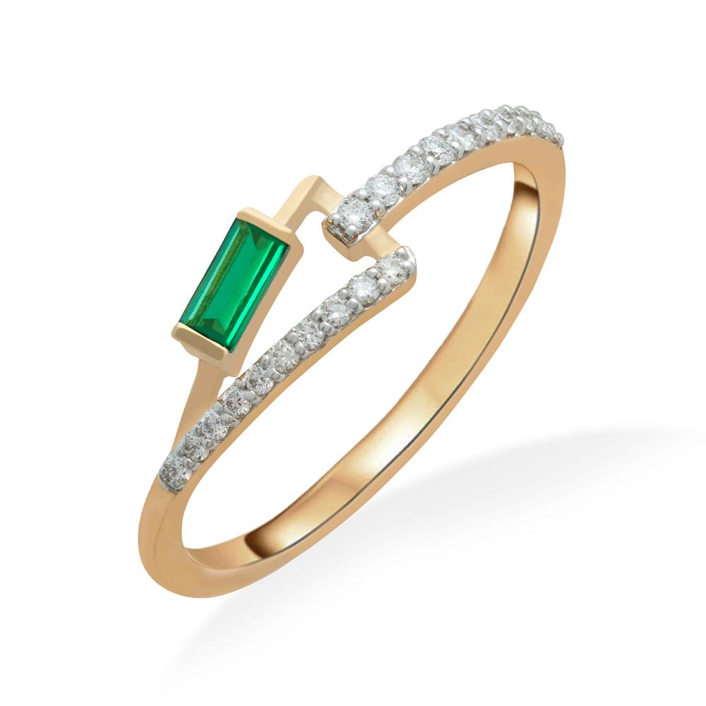 Buy 14 Karat Gold & Diamond Ring