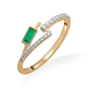 Buy 14 Karat Gold & Diamond Ring