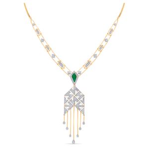 Buy 14 Karat Gold & Diamond Necklace