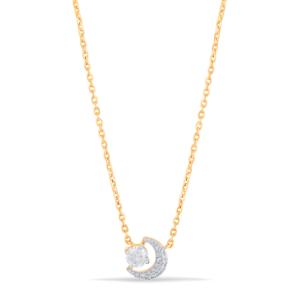 Buy 14 Karat Gold & Diamond Pendant