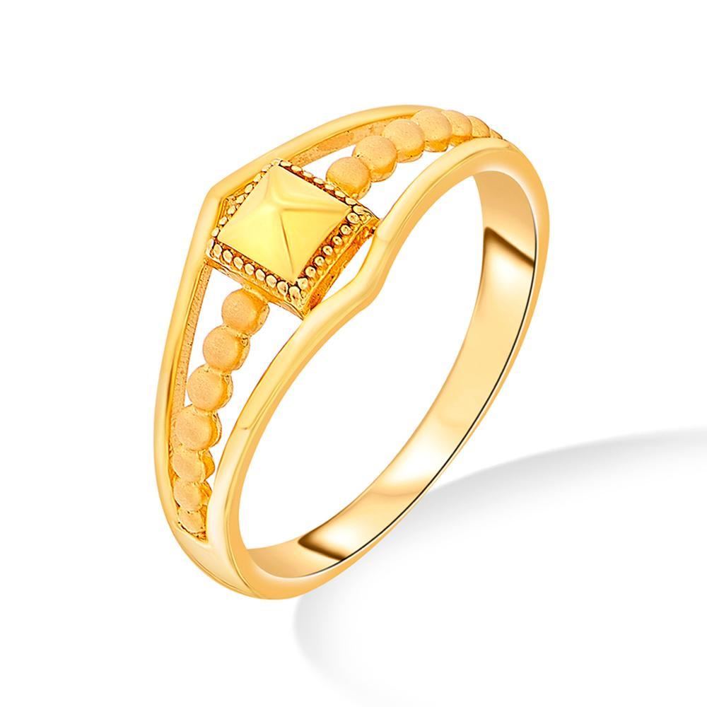 Buy Beaded Accent Gold Ring