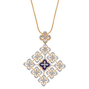 Buy 14 Karat Gold & Diamond Pendant