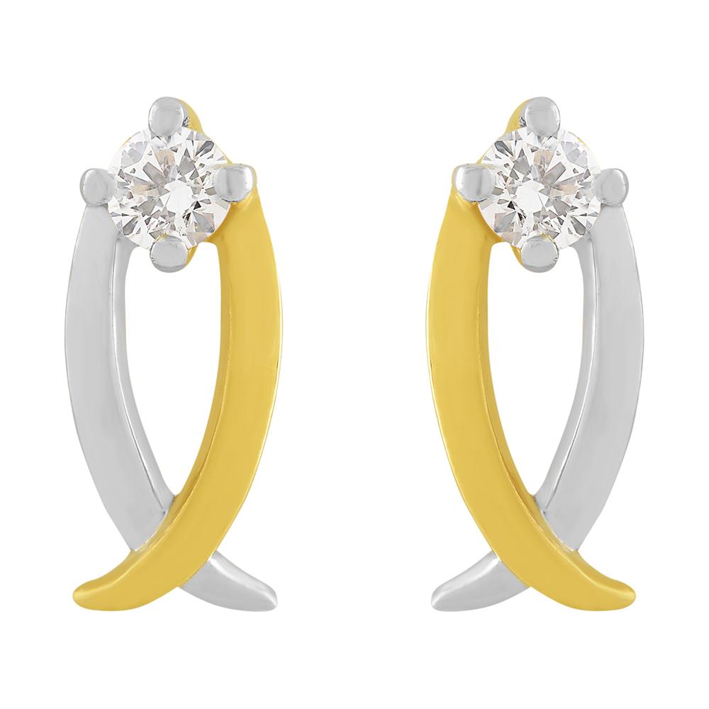Buy Dolphin Design 22 Kt Gold Earrings