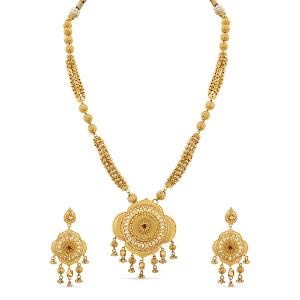 Buy 22 Karat Gold Necklace Set