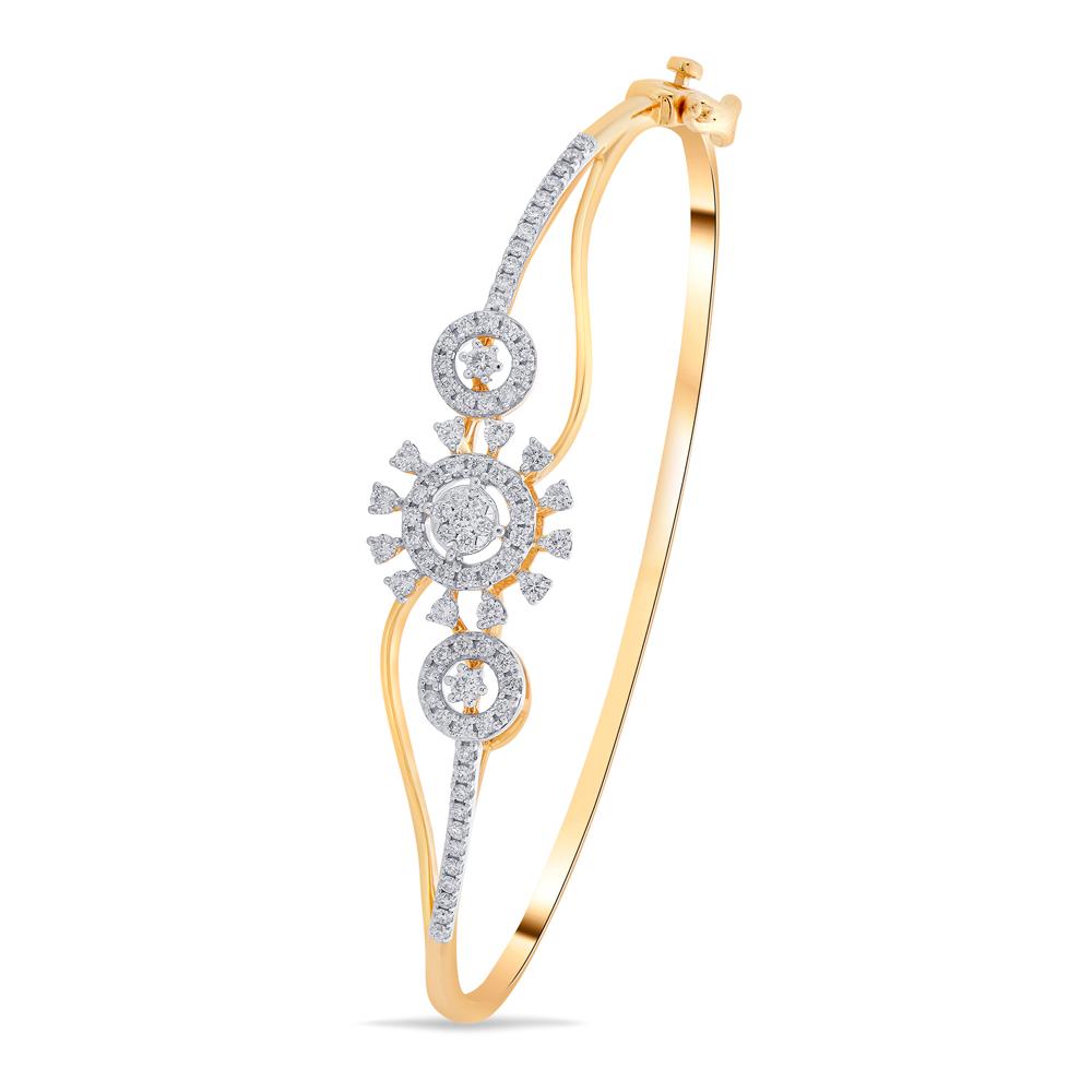 Buy 14 Karat Gold & Diamond Bracelet