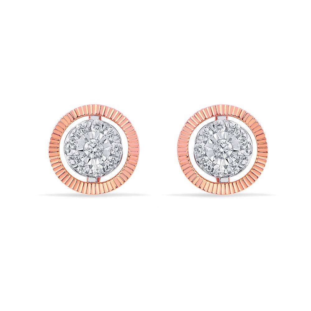 Buy 14 Karat Gold & Diamond Earrings