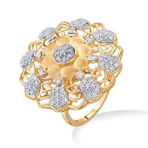 Buy 14 Karat Gold & Diamond Ring